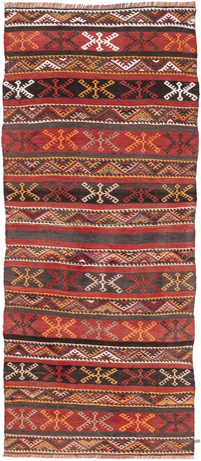 Vintage Malatya Kilim Yolluk - 80 cm x 182 cm