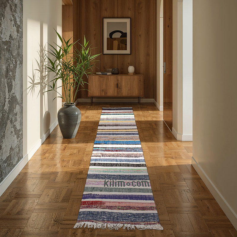 Pala Kilim (Chaput) Turco Vintage - 80 cm x 300 cm - K0083897