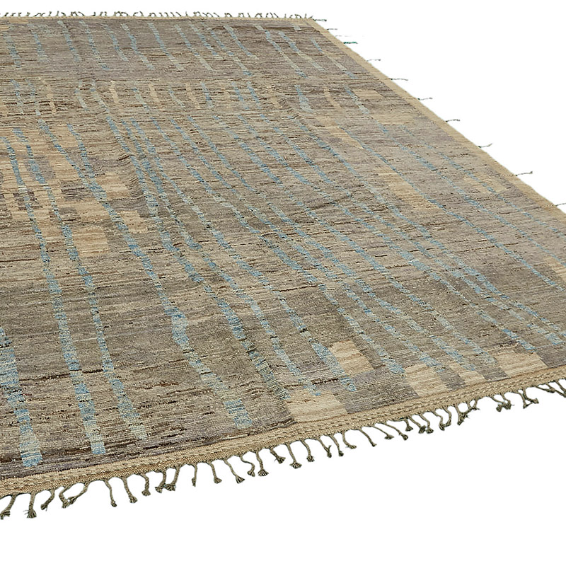 Nueva Alfombra Tejida a Mano de Estilo Marroquí - 287 cm x 364 cm - K0083898