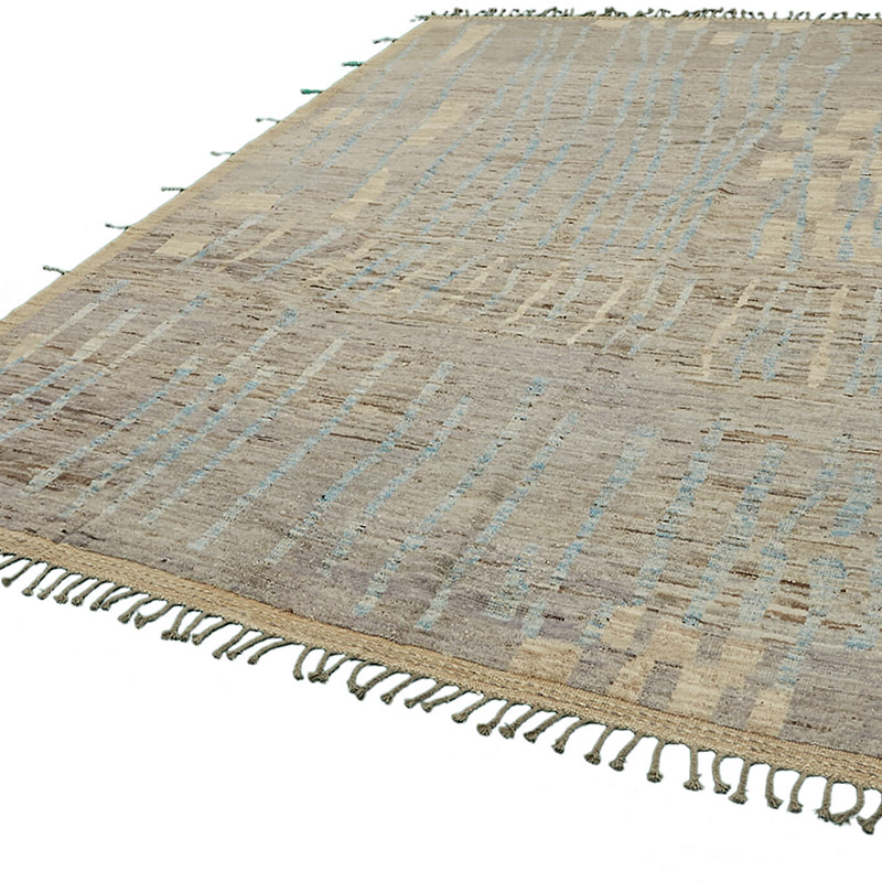 Nueva Alfombra Tejida a Mano de Estilo Marroquí - 287 cm x 364 cm - K0083898