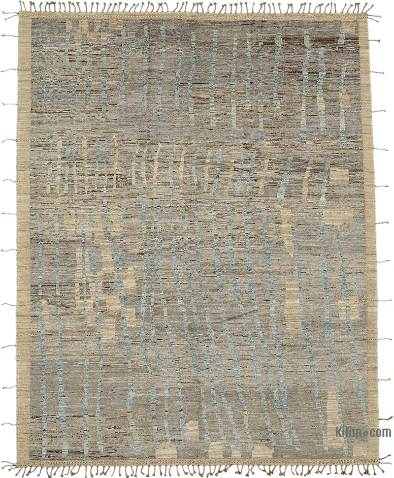 Nueva Alfombra Tejida a Mano de Estilo Marroquí - 287 cm x 364 cm - K0083898