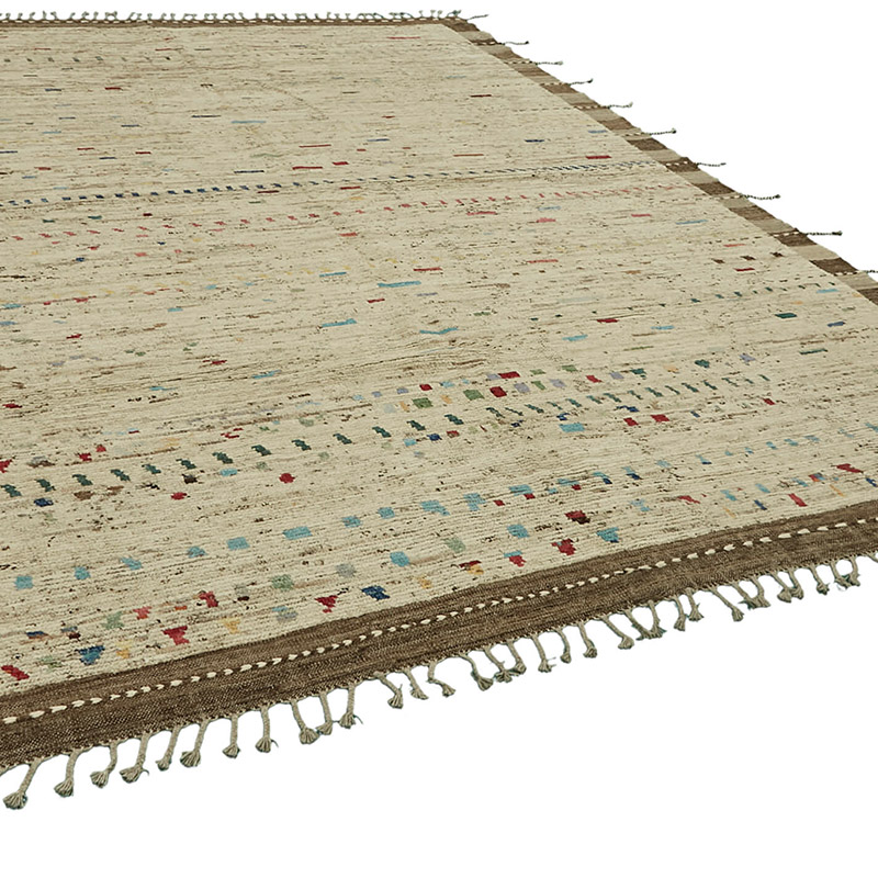 Nueva Alfombra Tejida a Mano de Estilo Marroquí - 278 cm x 370 cm - K0083902