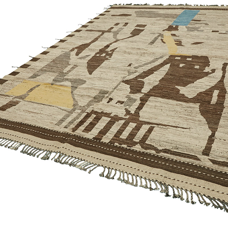 Nueva Alfombra Tejida a Mano de Estilo Marroquí - 290 cm x 380 cm - K0083903