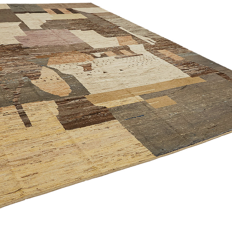 Nueva Alfombra Tejida a Mano de Estilo Marroquí - 374 cm x 523 cm - K0083904