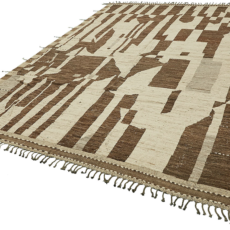 Nueva Alfombra Tejida a Mano de Estilo Marroquí - 280 cm x 376 cm - K0083905