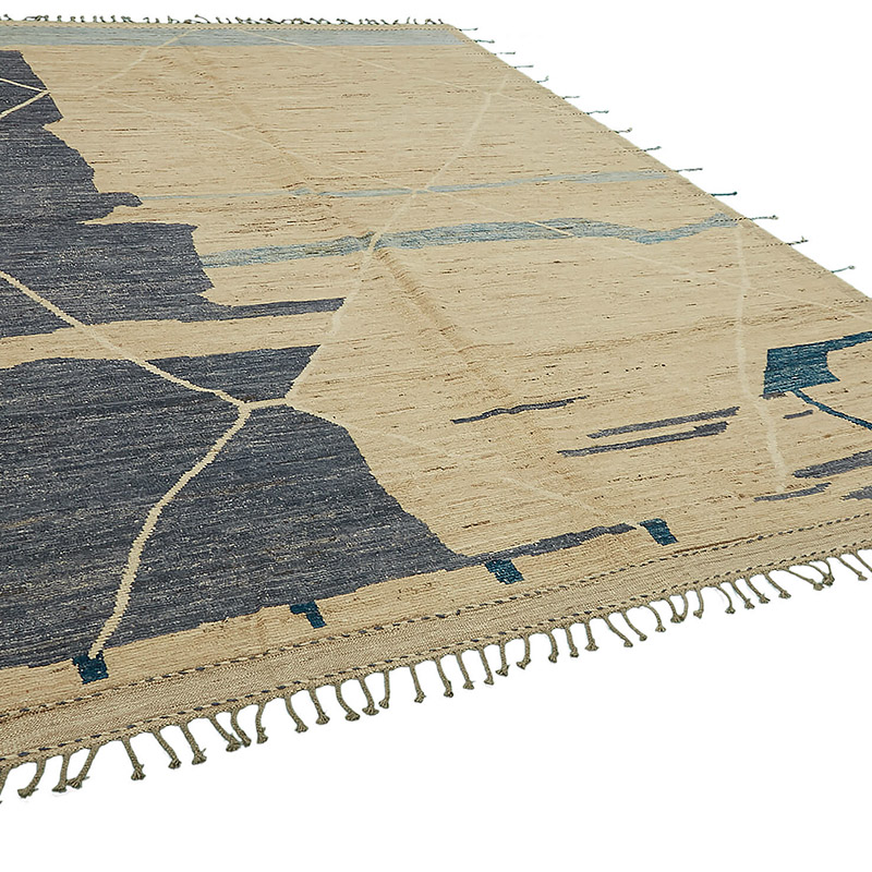 Nueva Alfombra Tejida a Mano de Estilo Marroquí - 280 cm x 374 cm - K0083906