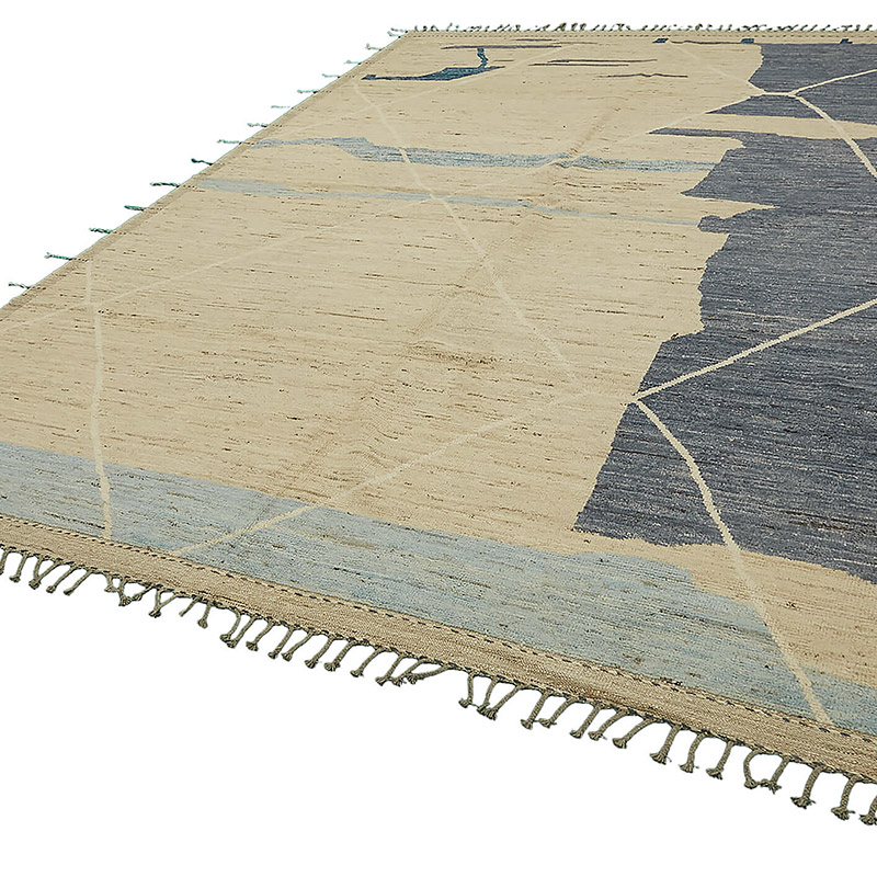 Nueva Alfombra Tejida a Mano de Estilo Marroquí - 280 cm x 374 cm - K0083906