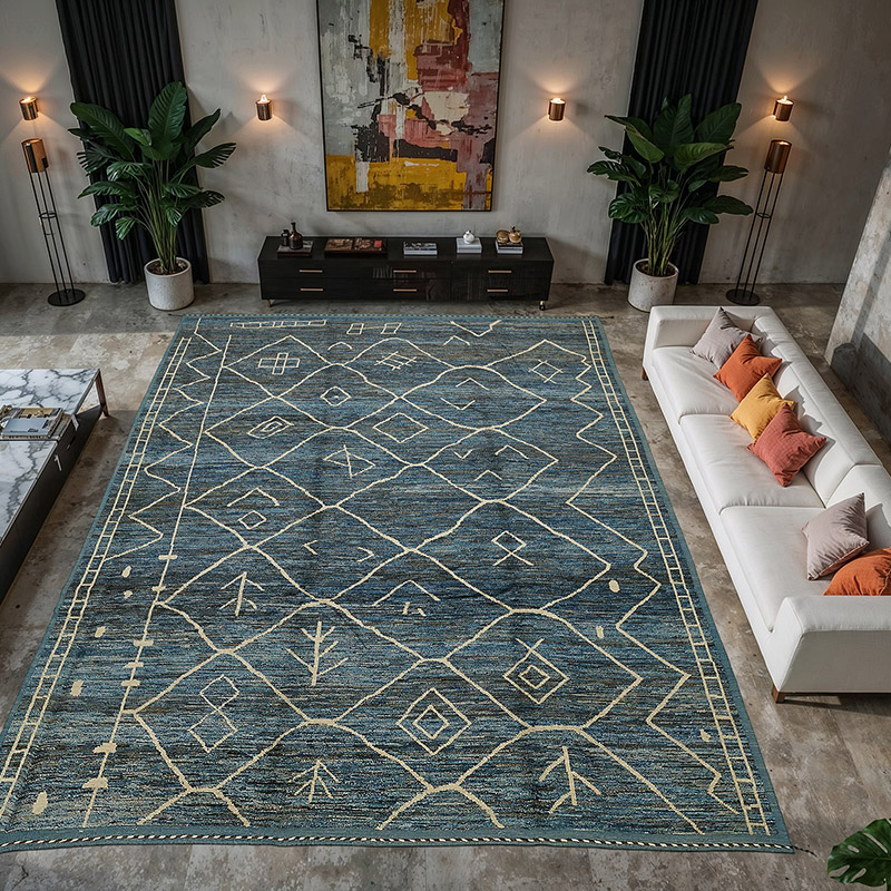 Nueva Alfombra Tejida a Mano de Estilo Marroquí - 324 cm x 426 cm - K0083907