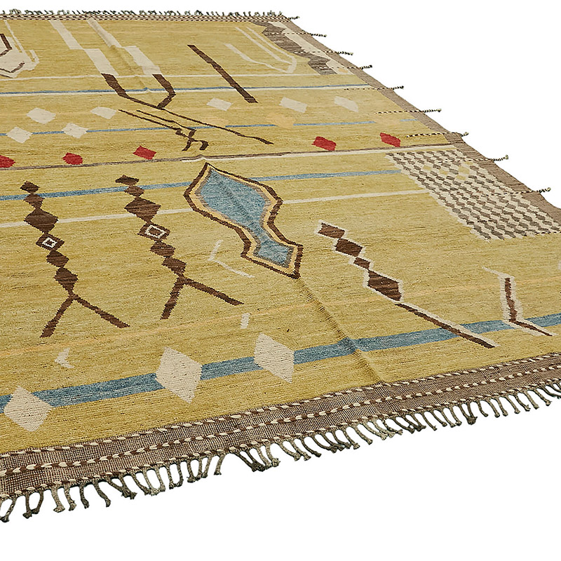 Yeni Fas Tarzi El Dokuma Hali - 296 cm x 362 cm - K0083912