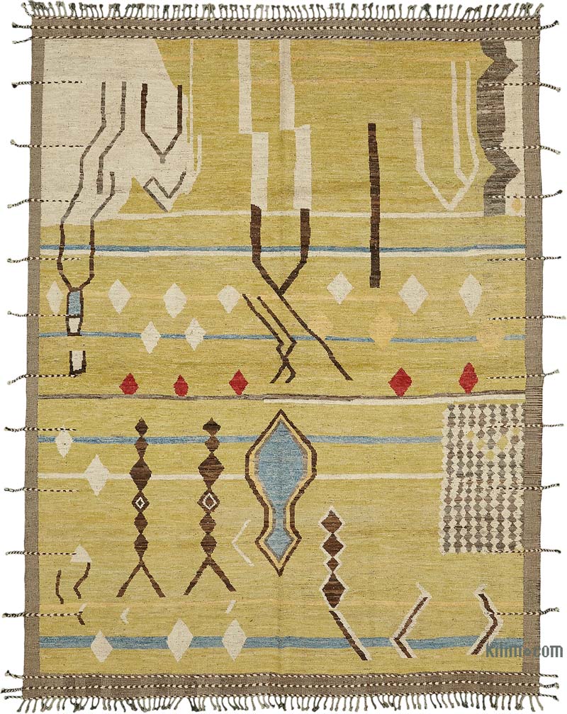 Yeni Fas Tarzi El Dokuma Hali - 296 cm x 362 cm - K0083912