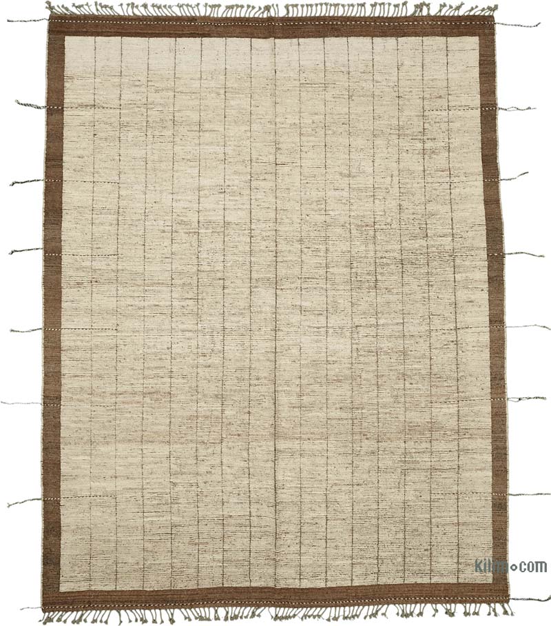 New Moroccan Style Hand-Knotted Rug - 9' 4" x 12'  (112" x 144") - K0083913