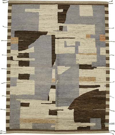 Nueva Alfombra Tejida a Mano de Estilo Marroquí - 280 cm x 360 cm