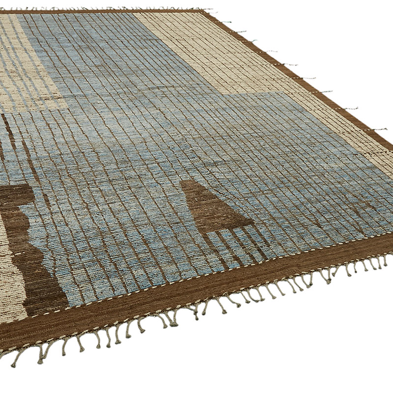 Nueva Alfombra Tejida a Mano de Estilo Marroquí - 286 cm x 380 cm - K0083915