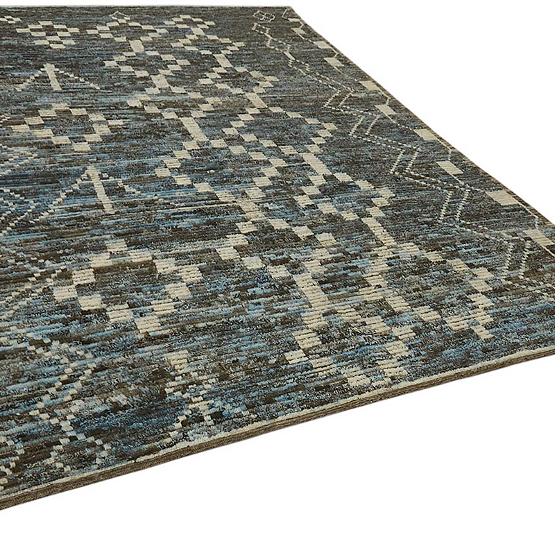 New Moroccan Style Hand-Knotted Rug - 9' 3" x 11' 3" (111" x 135") - K0083919