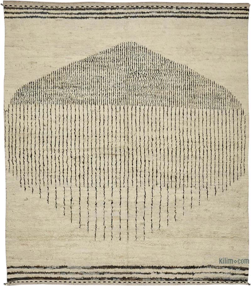 New Hand-Knotted Rug - 8' 9" x 10'  (105" x 120") - K0083923