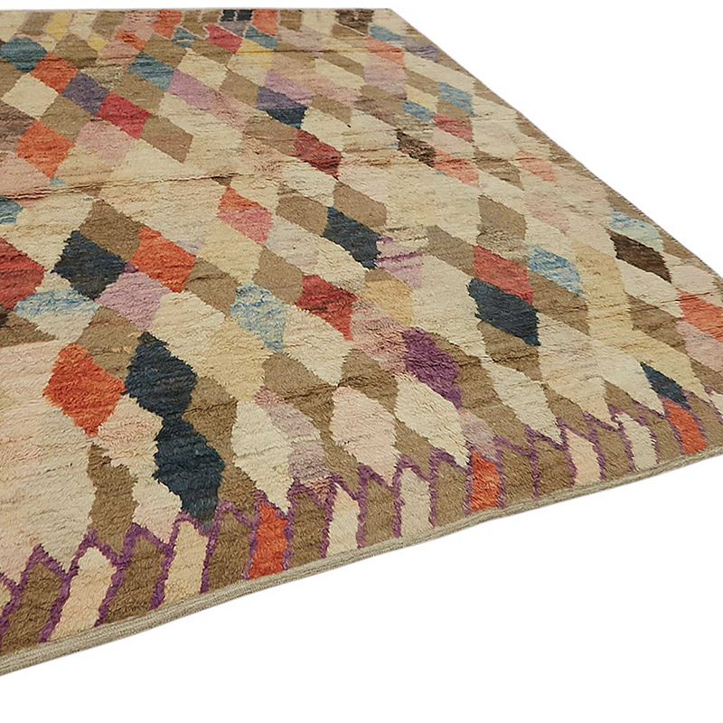 New Moroccan Style Hand-Knotted Rug - 8'  x 10' 2" (96" x 122") - K0083924