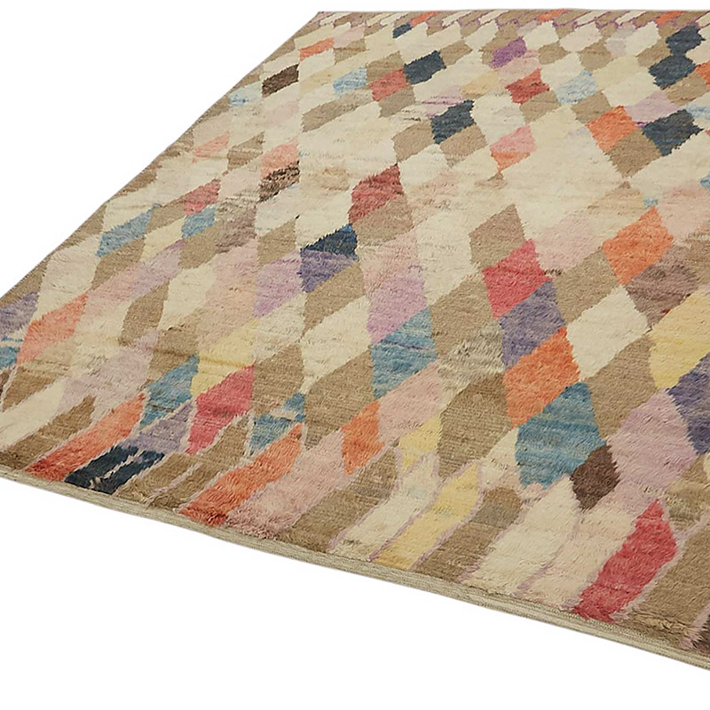 New Moroccan Style Hand-Knotted Rug - 8'  x 10' 2" (96" x 122") - K0083924