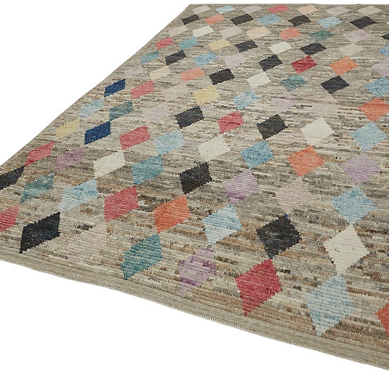 Yeni Fas Tarzi El Dokuma Hali - 244 cm x 350 cm - K0083927