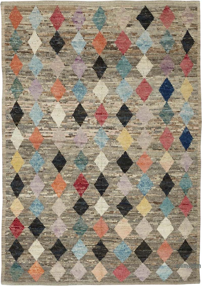 Yeni Fas Tarzi El Dokuma Hali - 244 cm x 350 cm - K0083927