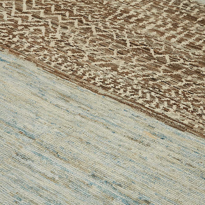 New Moroccan Style Hand-Knotted Rug - 8' 7" x 9' 11" (103" x 119") - K0083934