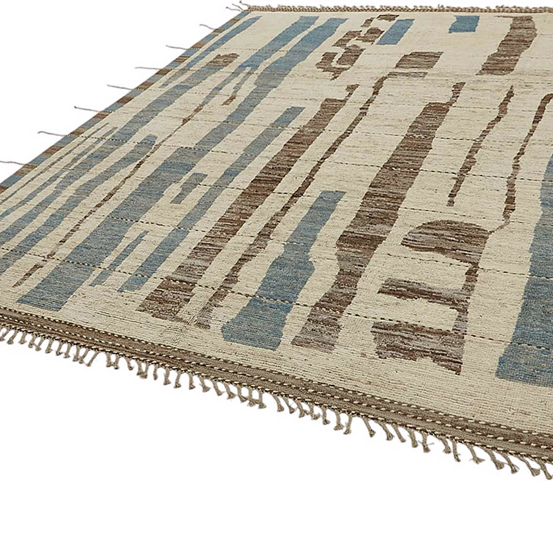 New Moroccan Style Hand-Knotted Rug - 8' 6" x 10' 1" (102" x 121") - K0083935