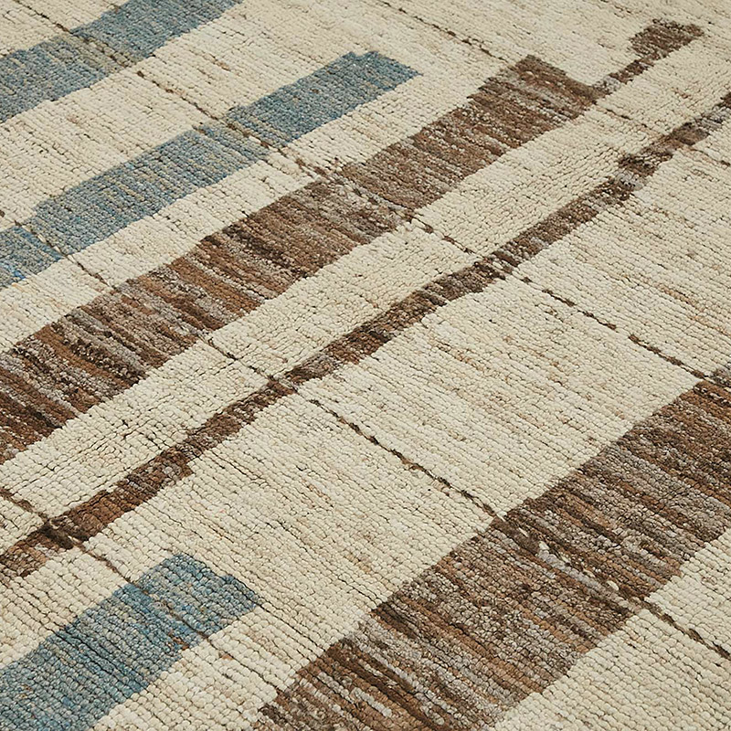 New Moroccan Style Hand-Knotted Rug - 8' 6" x 10' 1" (102" x 121") - K0083935