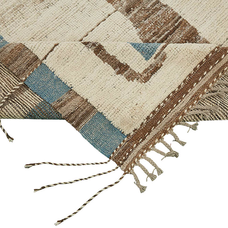 New Moroccan Style Hand-Knotted Rug - 8' 6" x 10' 1" (102" x 121") - K0083935