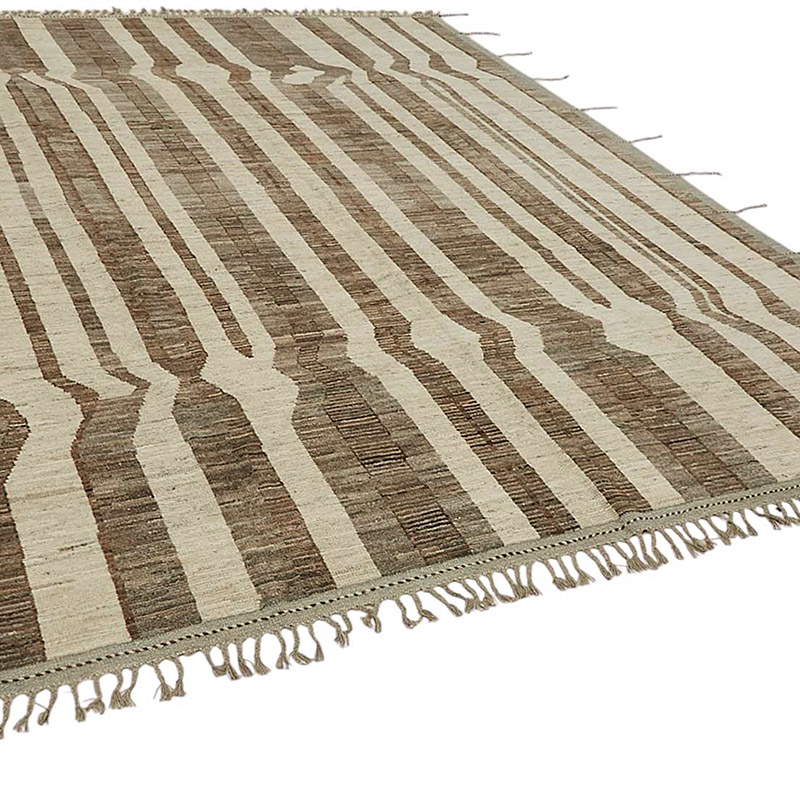 New Moroccan Style Hand-Knotted Rug - 9' 5" x 12' 1" (113" x 145") - K0083940