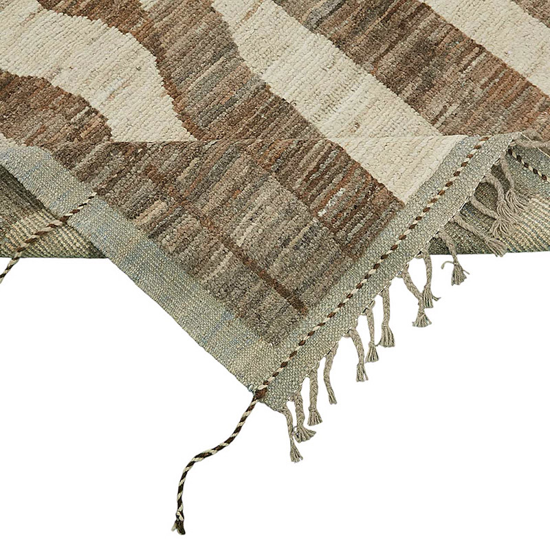 New Moroccan Style Hand-Knotted Rug - 9' 5" x 12' 1" (113" x 145") - K0083940