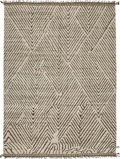 New Hand-Knotted Rug - 8' 11" x 12' 4" (107" x 148")