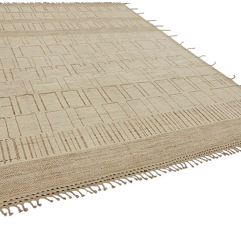 New Moroccan Style Hand-Knotted Rug - 9' 1" x 12' 3" (109" x 147") - K0083945