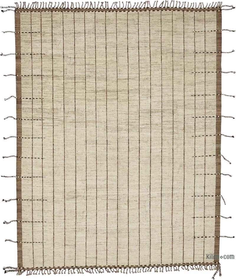 New Moroccan Style Hand-Knotted Rug - 9' 4" x 12'  (112" x 144") - K0083950