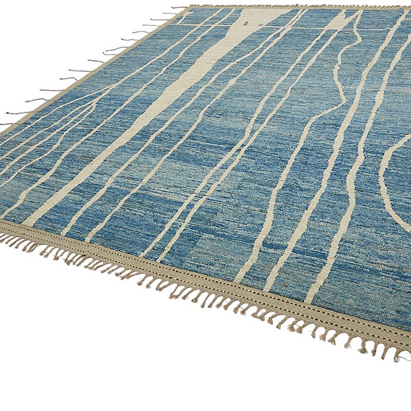 Nueva Alfombra Tejida a Mano de Estilo Marroquí - 288 cm x 369 cm - K0083953