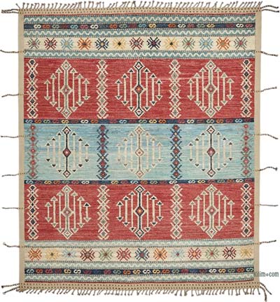 New Hand-Knotted Rug - 8' 4" x 9' 11" (100" x 119")