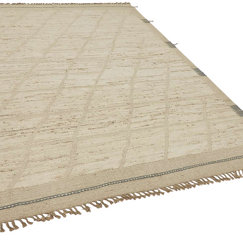 New Moroccan Style Hand-Knotted Rug - 6' 7" x 9' 8" (79" x 116") - K0083959