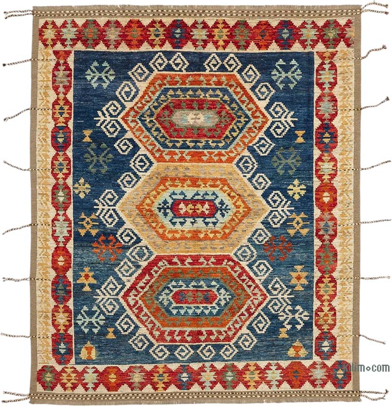 New Hand-Knotted Rug - 8' 4" x 10'  (100" x 120") - K0083960