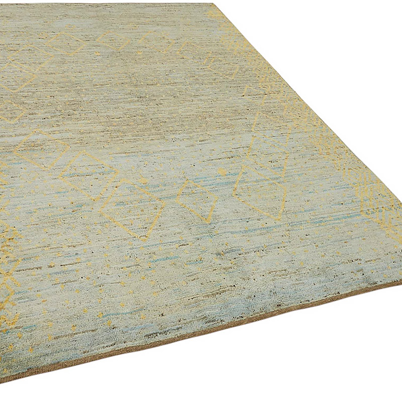 Nueva Alfombra Tejida a Mano de Estilo Marroquí - 200 cm x 305 cm - K0083961