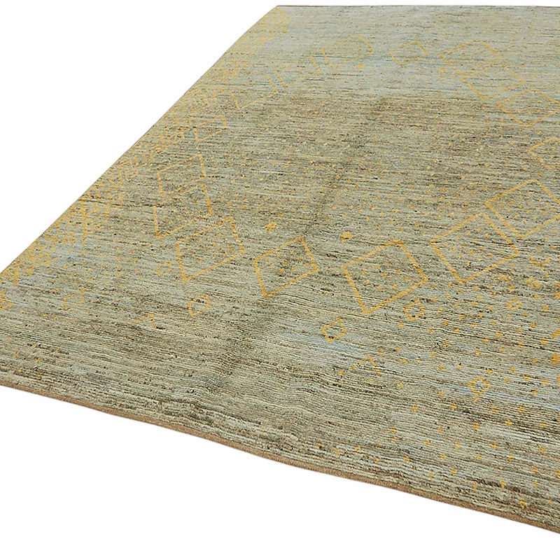 Nueva Alfombra Tejida a Mano de Estilo Marroquí - 200 cm x 305 cm - K0083961
