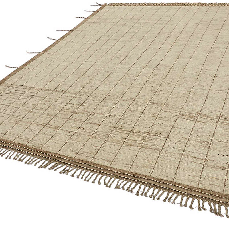 New Moroccan Style Hand-Knotted Rug - 8' 4" x 10'  (100" x 120") - K0083962