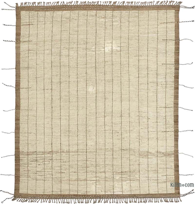 New Moroccan Style Hand-Knotted Rug - 8' 4" x 10'  (100" x 120") - K0083962