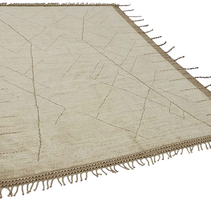 Nueva Alfombra Tejida a Mano de Estilo Marroquí - 206 cm x 295 cm - K0083963