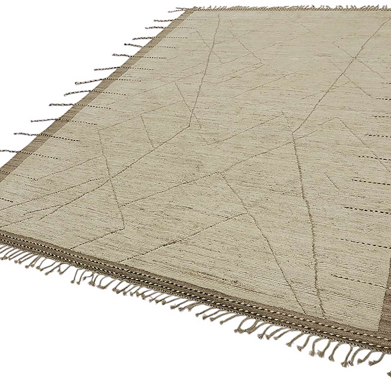 Nueva Alfombra Tejida a Mano de Estilo Marroquí - 206 cm x 295 cm - K0083963