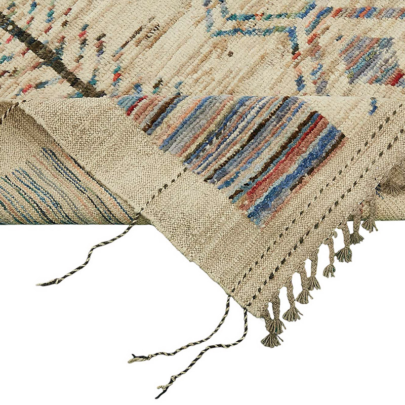 Nueva Alfombra Tejida a Mano de Estilo Marroquí - 211 cm x 300 cm - K0083964