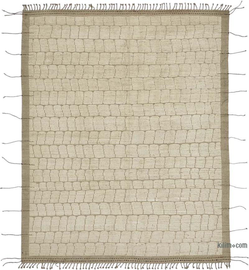 Nueva Alfombra Tejida a Mano de Estilo Marroquí - 249 cm x 312 cm - K0083972