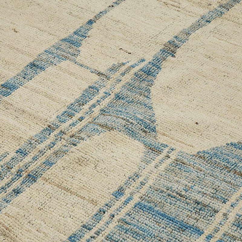 New Moroccan Style Hand-Knotted Rug - 6' 11" x 10' 2" (83" x 122") - K0083973