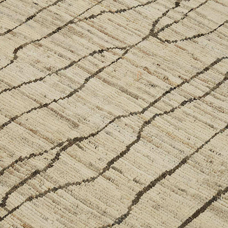 New Moroccan Style Hand-Knotted Rug - 7' 3" x 9' 11" (87" x 119") - K0083974