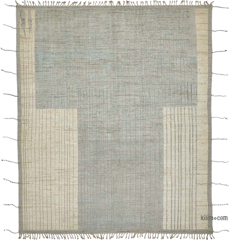 Nueva Alfombra Tejida a Mano de Estilo Marroquí - 256 cm x 308 cm - K0083977