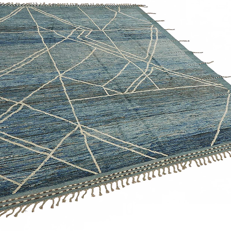New Moroccan Style Hand-Knotted Rug - 8' 2" x 10'  (98" x 120") - K0083978