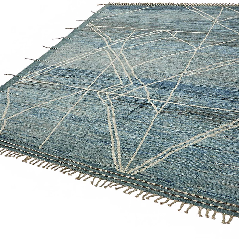 New Moroccan Style Hand-Knotted Rug - 8' 2" x 10'  (98" x 120") - K0083978