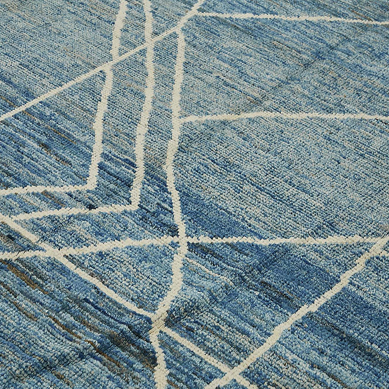 New Moroccan Style Hand-Knotted Rug - 8' 2" x 10'  (98" x 120") - K0083978